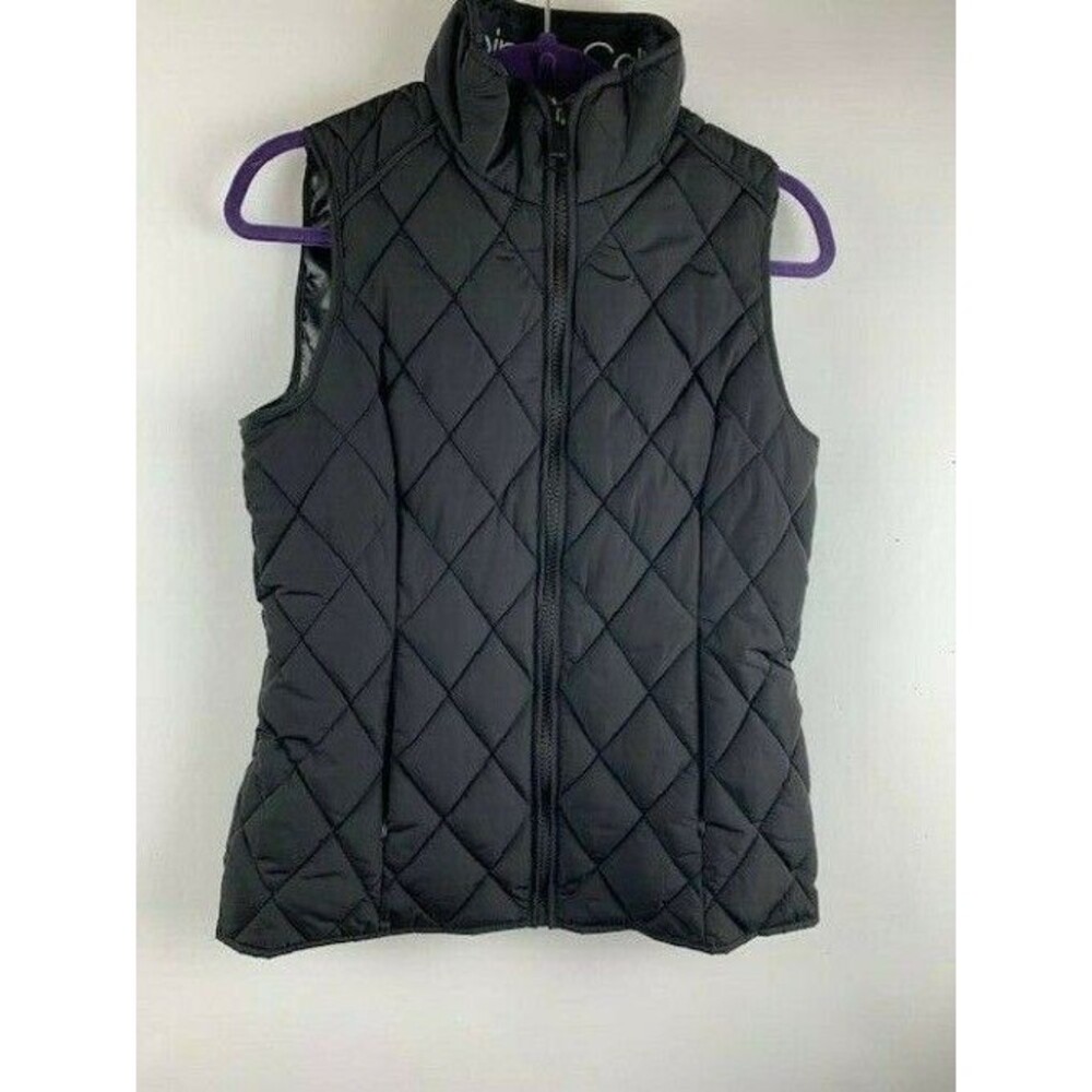Calvin Klein Size S Womans Vest Black Quilted